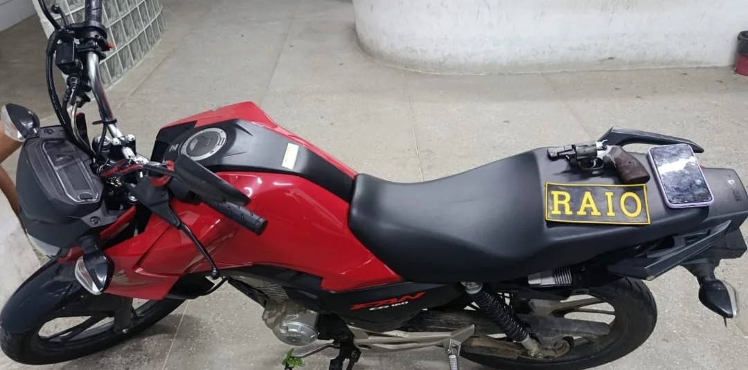 A motocicleta recuperada será restituída ao seu legítimo proprietário. Foto: divulgação